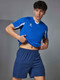 Миниатюра изображения товара Футбольная форма Kelme Short-Sleeved Football Suit / 8251ZB1002-481 (4XL, синий/темно-синий)
