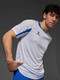 Миниатюра изображения товара Футбольная форма Kelme Short-Sleeved Football Suit / 8251ZB1002-100 (XS, белый/синий)