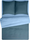 Миниатюра изображения товара Комплект постельного белья Amore Mio Мако-сатин Lyudmila Микрофибра Евро 22283 (бирюзовый/голубой)