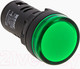 Миниатюра изображения товара Лампа сигнальная EKF AD16-22HS / LEDM-AD16-G-24 (зеленый)