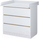 Миниатюра изображения товара Комод пеленальный Polini Kids Simple 1980 / 0002323.52 (белый/вяз)