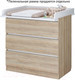 Миниатюра изображения товара Комод пеленальный Polini Kids Simple 1980 / 0002323.41 (вяз/белый)