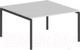 Миниатюра изображения товара Комплект письменных столов Norden 160x143.8x75 / SG.246.WH.44.AN (антрацит/белый)