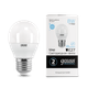 Миниатюра изображения товара Лампа Gauss Elementary Globe E27 8W 6500K / 53238