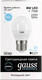 Миниатюра изображения товара Лампа Gauss Elementary Globe E27 8W 6500K / 53238