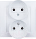 Миниатюра изображения товара Розетка Simon 1590457-030 (белый)