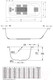 Миниатюра изображения товара Ванна стальная BLB Universal 150x70 / B50HTH001 (с отверстиями для ручек)