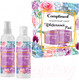 Миниатюра изображения товара Набор косметики для тела Compliment Цветочный рай Гель для душа 250мл+Мист для тела 200мл