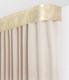 Миниатюра изображения товара Карниз для штор LEGRAND Венециано с поворотами 7см 3.0 2-х рядный / 58101296 (жемчуг)