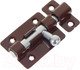 Миниатюра изображения товара Щеколда Металлист ЗТ4 (пол. коричневый)