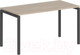Миниатюра изображения товара Письменный стол Norden 160x80x75 / SG.209.OL.44.AN (антрацит/дуб светлый)