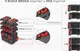 Миниатюра изображения товара Органайзер для инструментов Kistenberg X-Block Bridge Organiser / KXBB5540S