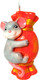 Миниатюра изображения товара Елочная игрушка Грай Мышь с конфетой ЕГ-29