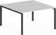 Миниатюра изображения товара Комплект письменных столов Norden 160x143.8x75 / SG.246.WH.63.AN (антрацит/белый)