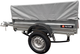 Миниатюра изображения товара Прицеп для автомобиля Avtos A20M1B (2000x1300x300, R13, ресс. 3302(ГАЗ-1лист), тент 400мм)