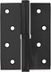 Миниатюра изображения товара Петля дверная Vettore 2.5x75x100 1BB MBP-R (правая, черный матовый)
