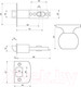 Миниатюра изображения товара Ручка дверная ARSENAL 7817-AC/P-ET (607-ET-ACP)