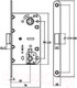 Миниатюра изображения товара Защелка врезная с фиксацией Vettore 410 B-S Magnet MCP (хром матовый)