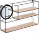 Миниатюра изображения товара Полка QWERTY Горизонт / 73854 (черный)