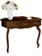 Миниатюра изображения товара Консольный столик Мебелик Берже 6 (темно-коричневый)