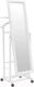 Миниатюра изображения товара Стойка для одежды Мебелик Костюмная с зеркалом на колесах В 24Н (белый)