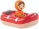 Миниатюра изображения товара Набор игрушек для ванной Plan Toys Катер береговой охраны / 5668