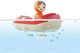 Миниатюра изображения товара Набор игрушек для ванной Plan Toys Катер береговой охраны / 5668