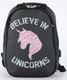 Миниатюра изображения товара Школьный рюкзак Ecotope Kids Единорог 057-22003/1-22-CLR (черный)