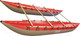 Миниатюра изображения товара Катамаран Вольный ветер Валдай-2 / 13001 (красный)