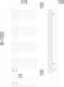 Миниатюра изображения товара Полотенцесушитель водяной Terminus Астра П20 70x1000 (RAL 9005 матовый)