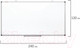 Миниатюра изображения товара Магнитно-маркерная доска Brauberg Extra / 237559 (120x240см)