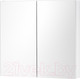 Миниатюра изображения товара Шкаф с зеркалом для ванной Акваль Карина / ЕК.04.07.00.N