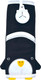 Миниатюра изображения товара Накладка на ремень безопасности Trunki 0104-GB01 (пингвин)