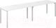 Миниатюра изображения товара Комплект письменных столов Norden s-b-s 320x70x75 / SG.228.WH.44.WH (белый)