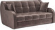 Миниатюра изображения товара Диван Mebel-Ars Аккордеон Барон (бархат серо-шоколадный Star Velvet 60 Coffee)