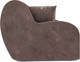 Миниатюра изображения товара Диван Mebel-Ars Аккордеон Барон (бархат серо-шоколадный Star Velvet 60 Coffee)