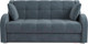 Миниатюра изображения товара Диван Mebel-Ars Аккордеон Барон (велюр серо-синий HB-178 26)