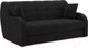 Миниатюра изображения товара Диван Mebel-Ars Аккордеон Барон (велюр черный HB-178 17)