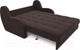 Миниатюра изображения товара Диван Mebel-Ars Аккордеон Барон (коричневый кордрой)