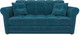 Миниатюра изображения товара Диван Mebel-Ars Гранд (бархат сине-зеленый/Star Velvet 43 Black Green)