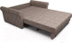 Миниатюра изображения товара Диван Mebel-Ars Гранд (бархат серо-шоколадный/Star Velvet 60 Cofee)