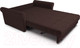 Миниатюра изображения товара Диван Mebel-Ars Гранд (велюр шоколадный НВ-178 16)
