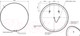 Миниатюра изображения товара Зеркало Cersanit Eclipse Smart 90x90 / 64148 (с подсветкой, черная рамка)