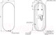 Миниатюра изображения товара Зеркало Cersanit Eclipse Smart 50x122 / 64150 (с подсветкой)