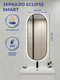 Миниатюра изображения товара Зеркало Cersanit Eclipse Smart 50x122 / 64151 (с подсветкой, черная рамка)