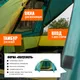 Миниатюра изображения товара Палатка Coyote Kansas-3 / CL-B21-3P-Green