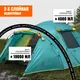 Миниатюра изображения товара Палатка Coyote Kansas-3 / CL-B21-3P-Green