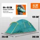 Миниатюра изображения товара Палатка Coyote Kansas-3 / CL-B21-3P-Green
