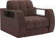 Миниатюра изображения товара Кресло-кровать Mebel-Ars Аккордеон Барон №3 (велюр молочный шоколад НВ-178 13)