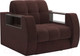 Миниатюра изображения товара Кресло-кровать Mebel-Ars Аккордеон Барон №3 (велюр шоколад HB-178 16)